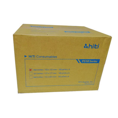 Hiti original P510s / P510K / P510L Kit de impresión 6x8 &quot; 152x203 mm de papel fotográfico y cinta