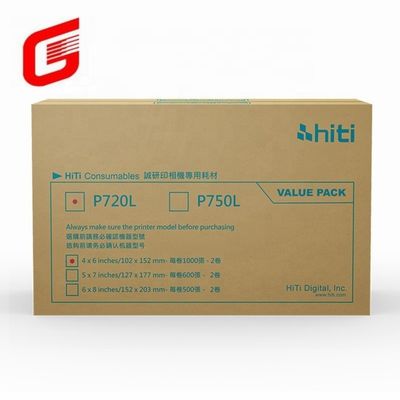 Hiti P750L Kit de impresión de papel fotográfico y cinta para 4x6 fotos Envío DHL UPS TNT FEDEX