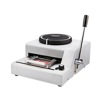 Máquina de estampado con grabado de tarjetas de PVC para tarjetas de visita 68/72