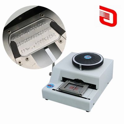 Máquina de grabado manual de placas de acero inoxidable para etiquetas para perros
