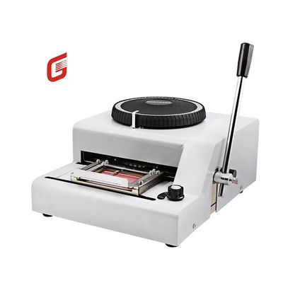 Máquina de estampado de cartón de plástico para la fabricación de tarjetas de plástico