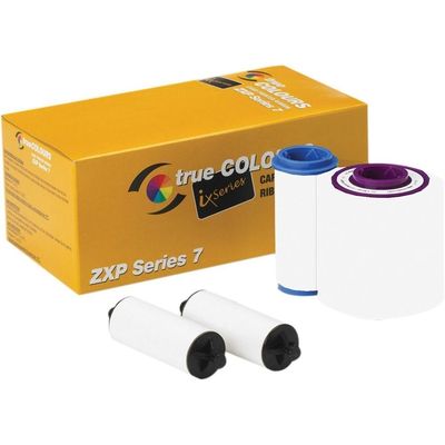 NO Molde privado Zebra YMCKO cinta 800077-742 para ZXP Serie 7 Impresora de tarjetas 750 Imágenes