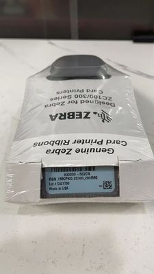 Zebra ZC300/ZC100 Cinta de plata perlada 800300-562 para protección contra la falsificación