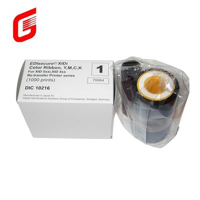 Impresora de tarjetas Matica Edisecure XID8300 con cinta de color DIC10216 y película DIC10319