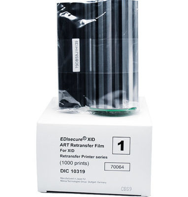 Impresora de tarjetas Matica Edisecure XID8300 con cinta de color DIC10216 e impresiones de película DIC10319