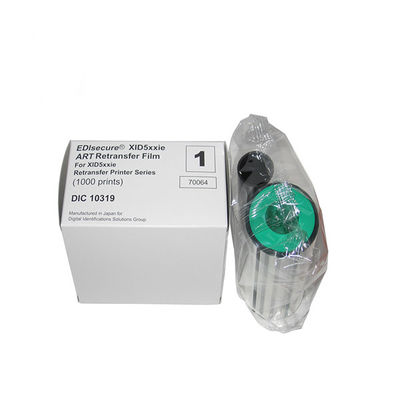 Impresora de tarjetas Matica Edisecure XID8300 con cinta de color DIC10216 e impresiones de película DIC10319