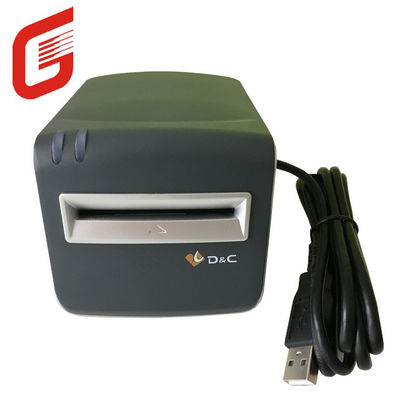 Lector de tarjetas de IC de contacto D C T6-U-I fácil de usar con un peso de 350 g y un cable USB de 1,5 M