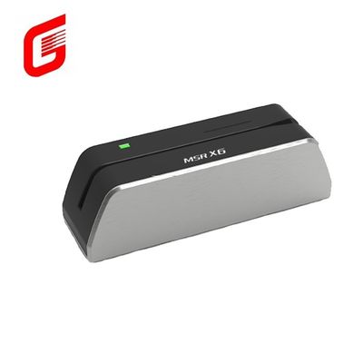 Instalación externa MSR-X6 de banda magnética con lector de tarjetas inteligentes de contacto Escritor 5.5 * 1.6 * 1.6 pulgadas