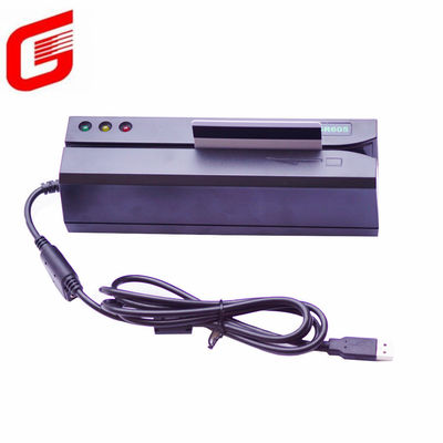 MSR605 Lector de tarjetas de banda magnética Escritor de pistas USB 3 y software para Windows