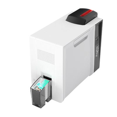 Impresora de tarjetas de visita IC de doble cara con pantalla táctil LCD a color de 3,5 pulgadas