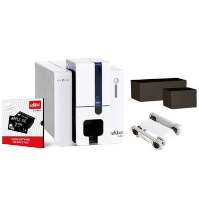 Impresora de etiquetas Evolis Edikio FLEX Tarjeta de nombre 12 puntos/mm 300dpi Ethernet USB para etiquetas completas