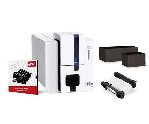 Impresora de etiquetas Evolis Edikio FLEX Tarjeta de nombre 12 puntos/mm 300dpi Ethernet USB para etiquetas completas