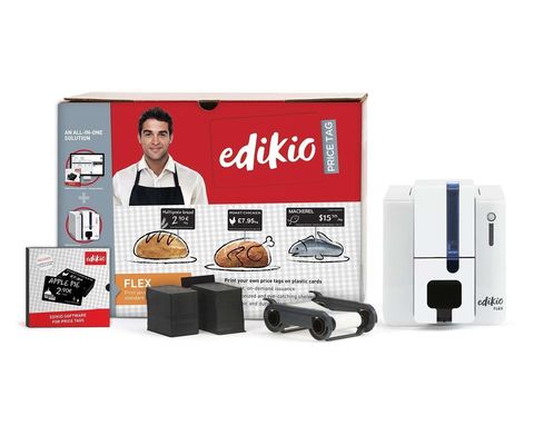 Impresora de etiquetas Evolis Edikio FLEX Tarjeta de nombre 12 puntos/mm 300dpi Ethernet USB para etiquetas completas