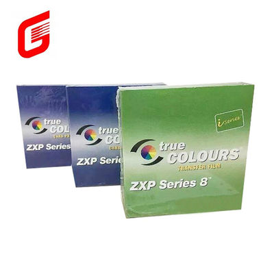 Película de transferencia de cinta de color YMCK para Zebra ZXP Serie 8 ZXP 9 Impresora de tarjetas 1250 Imágenes