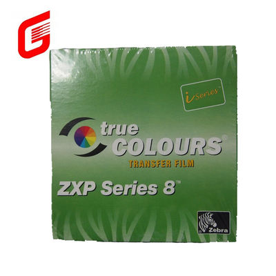 Película de transferencia de cinta de color YMCK para Zebra ZXP Serie 8 ZXP 9 Impresora de tarjetas 1250 Imágenes