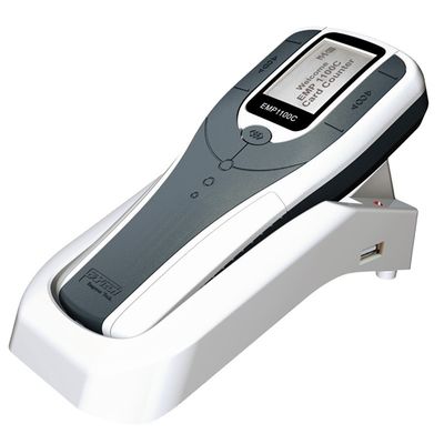 Instalación externa EMP1100C Contador de tarjetas de PVC portátil transparente y inteligente para empresas