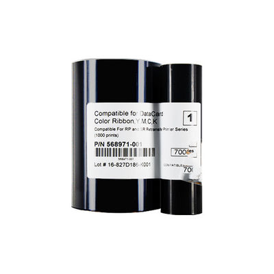 Alta compatibilidad de la tarjeta de datos compatible YMCK cinta de color / película de retransferencia 568971-001