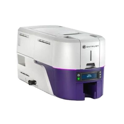 Obtener sus tarjetas de identificación de negocios impresos con Entrust Sigma DS3 de doble o un solo lado