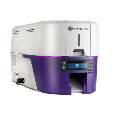Obtener sus tarjetas de identificación de negocios impresos con Entrust Sigma DS3 de doble o un solo lado