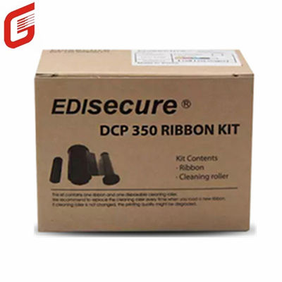Original DIC10580 YMCKO Kit de cinta de color 250 imágenes por rollo para la impresora de tarjetas de identificación DCP 350