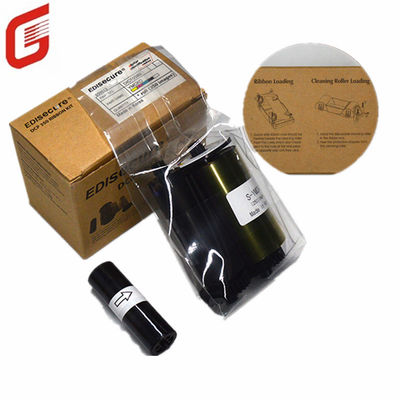 Original DIC10580 YMCKO Kit de cinta de color 250 imágenes por rollo para la impresora de tarjetas de identificación DCP 350