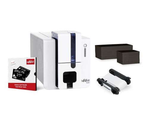 Impresora de etiquetas Evolis Edikio FLEX de un solo lado 12 puntos / mm 300dpi Tarjeta de hotel USB Ethernet
