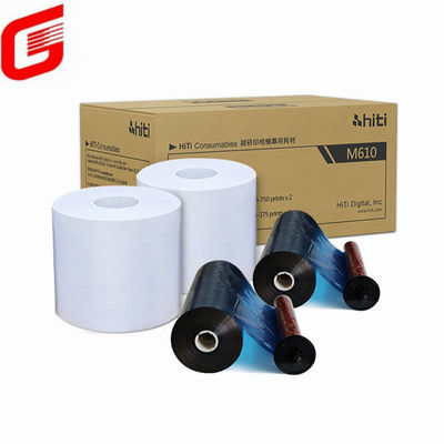 Top- Kit de impresión de papel fotográfico y cinta para la impresora fotográfica Hiti M610 de rendimiento superior