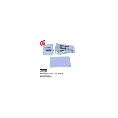 Impresoras de tarjetas de transferencia de XID Kit de limpieza 10 x toallitas sin adhesivo Tarjetas de limpieza