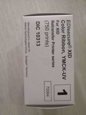 XID8300 cinta UV de color DIC10313 YMCK-UV para la impresora de tarjetas XID 8600 Material de nylon