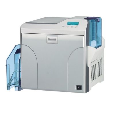 Impresión de tarjetas de identificación inteligentes hechas fáciles con DNP CX-D80 CR80 Impresora de tarjetas de retransferencia de plástico
