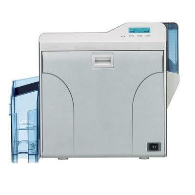 Impresión de tarjetas de identificación inteligentes hechas fáciles con DNP CX-D80 CR80 Impresora de tarjetas de retransferencia de plástico