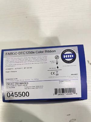 045500 cinta original YMCK para DTC1250e rendimiento de la impresora de tarjetas IC de identificación comercial