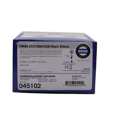 1000 imágenes estándar 45102 cinta negra para impresora de tarjetas DTC1000 DTC1250e y duradera