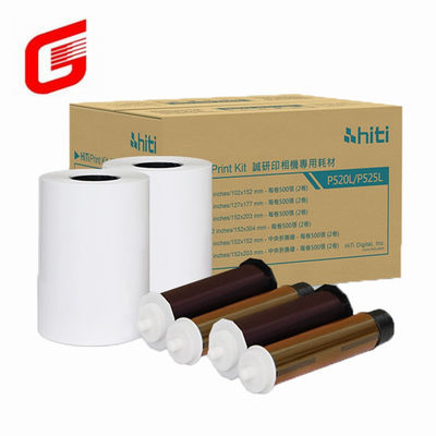 Top- Hiti P525L Kit de impresión de papel fotográfico y cinta para 5x7" 127x177 mm Fotos 290 Impresiones