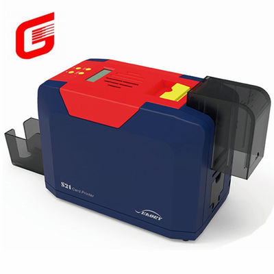 Impresora de tarjetas de identificación de negocios inteligente SEAORY S21 Impresión de tarjetas de plástico de capacidad 50/100 tarjetas