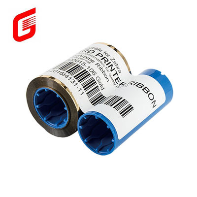 Compatible Tipo de cinta Zebra 800015-106 Oro para P330i 430i Impresora de tarjetas 1000 imágenes