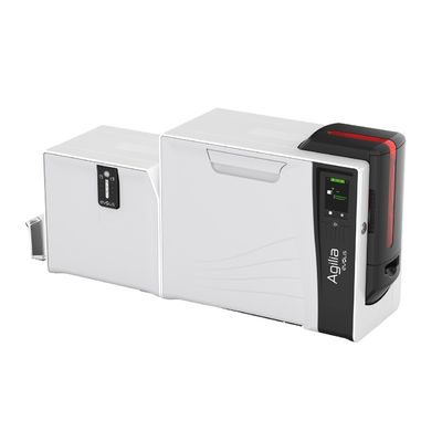 Evolis Agilia Retransfer de doble cara para negocios inteligentes Impresora de tarjetas de identificación RFID Resolución de 600 dpi
