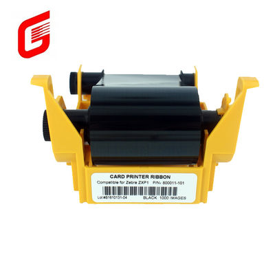 Zebra ZXP Serie 3 cinta negra 800011-101 para 1000 Impresiones de tarjetas inteligentes de identificación de circuito integrado de PVC para negocios