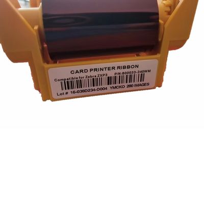 Zebra ZXP Serie 3 Compatible YMCKO cinta 800033-340WM para el P100i P100m P110i P120i