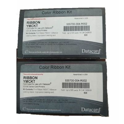 535700-004 R002 YMCKT Cinta de colores 500 Imágenes para tarjeta de datos CD800 Impresora de tarjetas de identificación