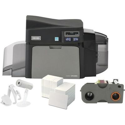 Método de impresión de un solo lado/dos lados HID Fargo DTC4250e Impresora de tarjetas de identificación 300dpi Max. Resolución