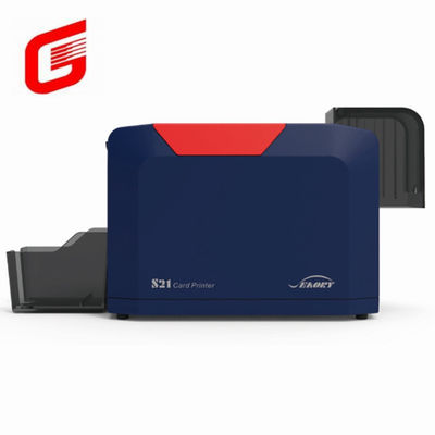 Impresora inteligente de tarjetas de identificación de negocios SEAORY S21 con tecnología de plástico Magicard de doble cara