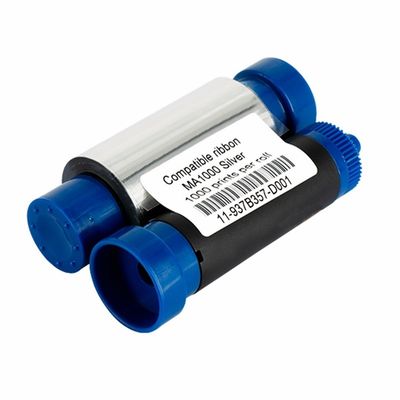Impresoras de tarjetas Pronto Compatible MA1000K-Silver Ribbon para la impresora Enduro de Magicard