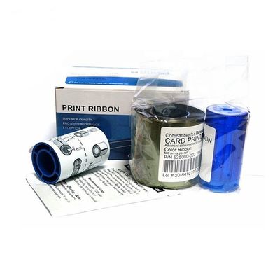 500 Imágenes/rollo Tarjeta de datos CP/CD Serie YMCKT Printer Ribbon para la impresión bajo demanda