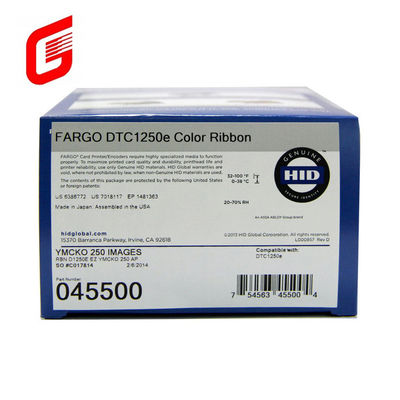 045515 cinta DTC1250e Impresora de tarjetas 250 imágenes YMCKO cinta para el equipo aplicable