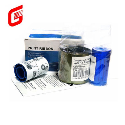 Banda de color original CD800 YMCKT para la impresora de tarjetas de datos de stock 535000-003 Ancho 9 mm