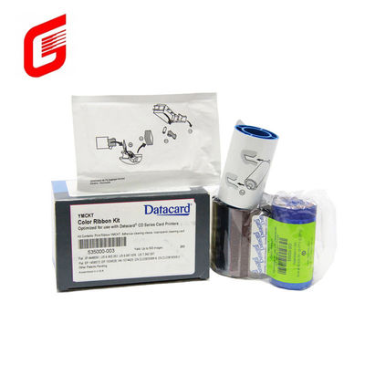 Banda de color original CD800 YMCKT para la impresora de tarjetas de datos de stock 535000-003 Ancho 9 mm