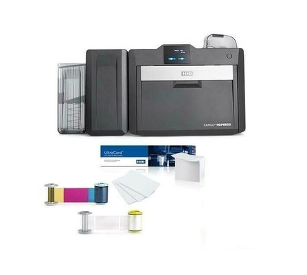 Obtenga los mejores resultados con HID Fargo HDP6600 Impresora de tarjetas de identificación de doble cara y cinta 084911