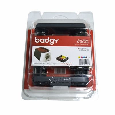 9 mm de ancho CBGR0100C cinta de color Compatible con las impresoras de tarjetas Badgy100 y Badgy200