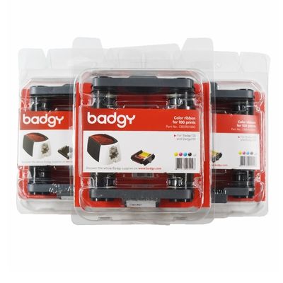 9 mm de ancho CBGR0100C cinta de color Compatible con las impresoras de tarjetas Badgy100 y Badgy200